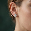 1.73 ct Each E VVS2 IGI Oval Shape Solitaire Diamond Stud