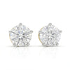 1.64 ct Each E VVS2 IGI Certified Round Solitaire Diamond Stud