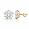 1.64 ct Each E VVS2 IGI Certified Round Solitaire Diamond Stud