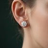 1 carat Each D VVS1 IGI Certified Round Brilliant Lab Grown diamond Stud