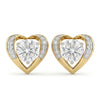 0.81 ct Each E VS1 IGI Round Fancy Lab Made Diamond Earring