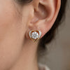 0.81 ct Each E VS1 IGI Round Fancy Lab Made Diamond Earring
