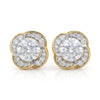 1.04 ct Each E VVS1 IGI Round Shape Solitaire Lab Grown Diamond Earring