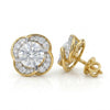 1.04 ct Each E VVS1 IGI Round Shape Solitaire Lab Grown Diamond Earring