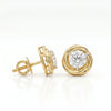 The Round Solitaire Lab Grown Diamond Earrings