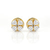 Lab-Grown Diamond Earrings with 4-Stone Design – Ethical &amp; Elegant