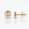 Lab-Grown Diamond Earrings with 4-Stone Design – Ethical &amp; Elegant