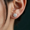 0.50 Ct Each Lab-Grown Diamond Stud Earrings – Classic Round Brilliant