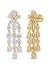Elegant Lab-Grown Diamond Dangler Earrings-Sustainable Luxury with a Fancy Diamond Finish