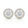 1 ct Each E VVS1 IGI Certified Detachable Round Lab Grown Diamond Studs