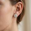 1 ct Each E VVS1 IGI Certified Detachable Round Lab Grown Diamond Studs