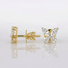 Delicate Butterfly Diamond Earrings – Graceful Sparkle in a Petite Design