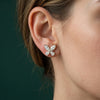 Delicate Butterfly Diamond Earrings – Graceful Sparkle in a Petite Design
