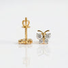 Beautiful Lab Made Butterfly Diamond Earring