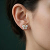 Beautiful Lab Made Butterfly Diamond Earring