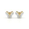 Delicate Lab-Grown Diamond Earrings in 18K Gold
