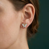 Delicate Lab-Grown Diamond Earrings in 18K Gold