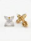 Marquise Cut Lab Grown Diamond Earrings - 18kt Gold