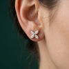 Marquise Cut Lab Grown Diamond Earrings - 18kt Gold