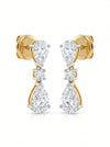 Fancy Brilliant Cut Lab Grown Diamond Earrings