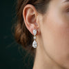 Fancy Brilliant Cut Lab Grown Diamond Earrings