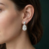 Beautiful Pear Shaped Lab Grown Diamond Earrings