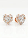 Halo Lab Grown Diamond Earring