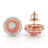 0.58 CT Lab Grown Diamond Earrings