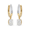 Oval Shape Lab Created Diamond Hoop Earring for Every Look