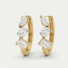Lab Grown Diamond Drape Earrings