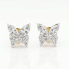 Unique Butterfly Design Earring Marquise and Round Shape Lab Grown Diamond Earring