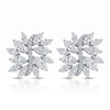 Dazzle with Distinction Marquise and Round shaped Solitaire Diamond Earrings