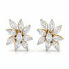 Floral Radiance Lab Grown Diamond Earrings