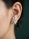 Floral Radiance Lab Grown Diamond Earrings