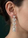 Fancy Shape Lab Grown Diamond Bridal Long Earring