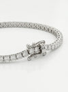 Round Brilliant Cut Lab Grown Diamond Tennis Bracelet