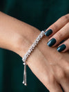 Beautiful Cluster Setting Floral Design Lab Grown Diamond Bracelet