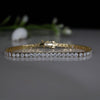 8 Cents Lab Grown Diamond Round Tennis Bracelet | 14K Yellow Gold
