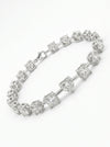 Heart, Princess, Oval &amp; Round Shape Lab Grown Diamond Bracelet