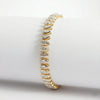 Marquise Diamonds Tennis Bracelet with Lab Grown Diamonds