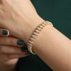 Marquise Diamonds Tennis Bracelet with Lab Grown Diamonds