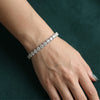 Classic Solitaire Lab Grown Diamond Tennis Bracelet