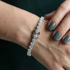 0.25 Pointer Round Shape Three Prong Lab Grown Diamond Bracelet