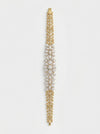 Floral Vine Lab Grown Diamond Bracelet in 18kt Gold – Elegant Marquise and Pear Cut Design