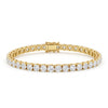 Luxury 0.22 Ct Each Lab-Grown Diamond Tennis Bracelet – Gold Setting