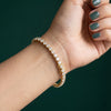 0.16 carat Each Lab Grown Diamond Tennis Bracelet In 18kt Gold