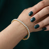 0.12 Carat Each Lab-Grown Diamond Tennis Bracelet in Gold