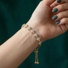 Lab Grown Diamond Adjustable Gold Bracelet