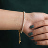 Adjustable Gold Bracelet with Lab Grown Diamonds