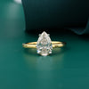 Solitaire Fancy Lab Grown Diamond Ring
